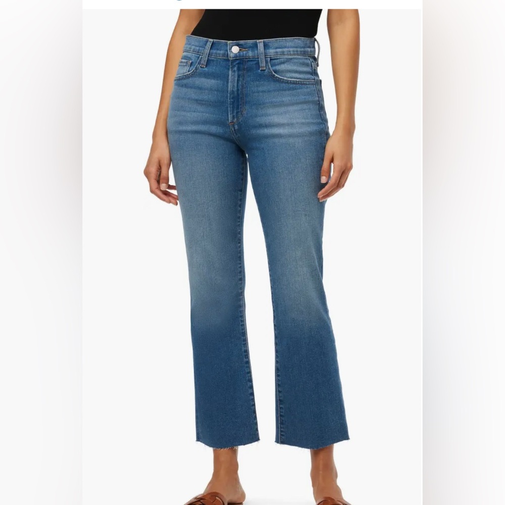 Joe's Jeans the Callie high rise cropped boot in Cava